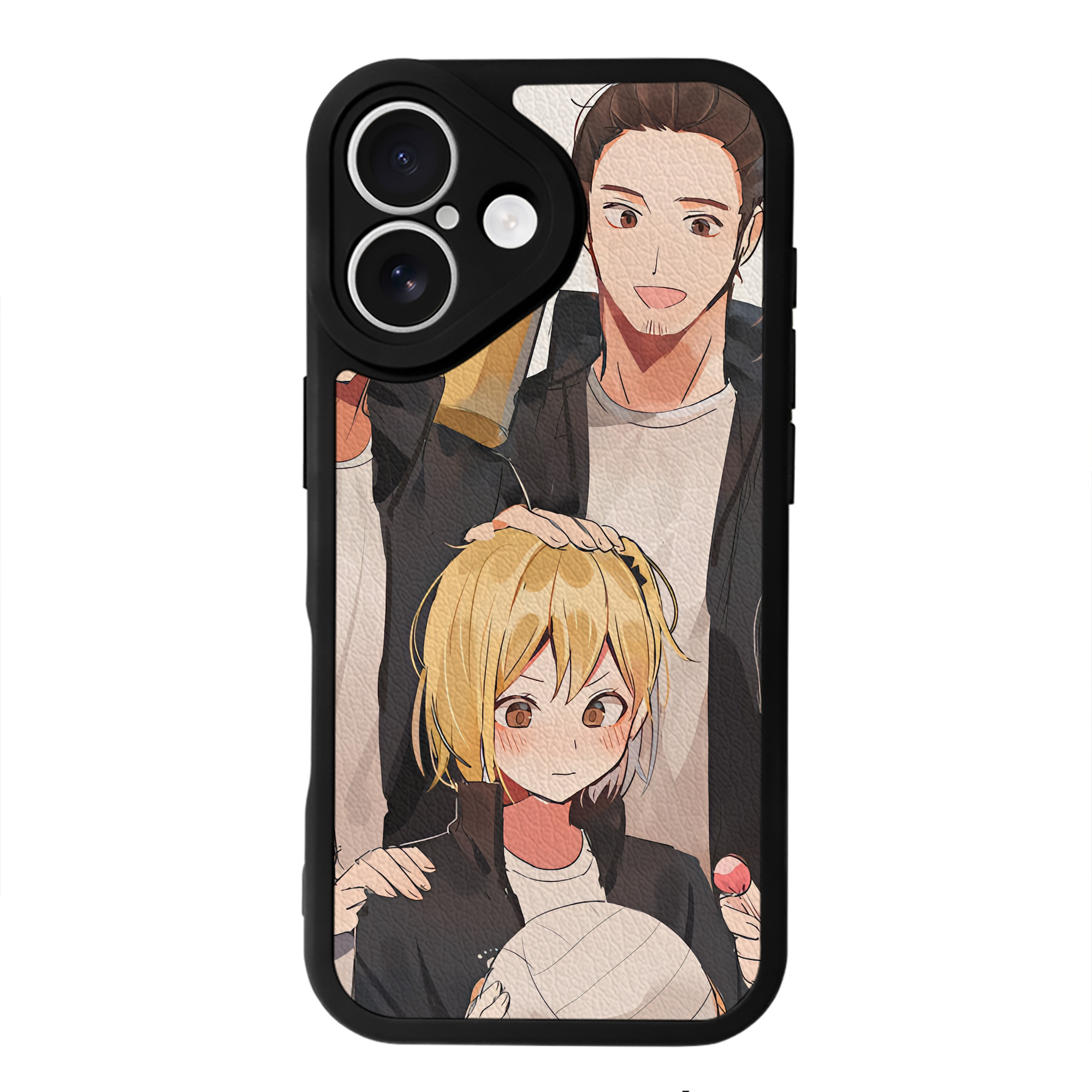 （画像用） ハイキュー!! Haikyu!! 【iPhone 16シリーズ対応】シリコンスマホケース（レザー調） 材質：シリコン